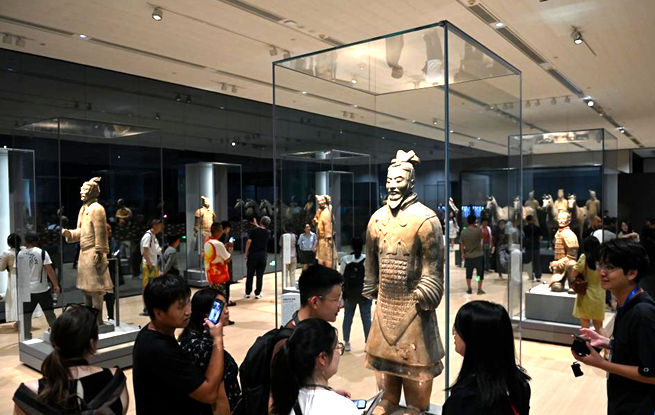 秦始皇陵考古發現展開幕 諸多精品文物首次亮相